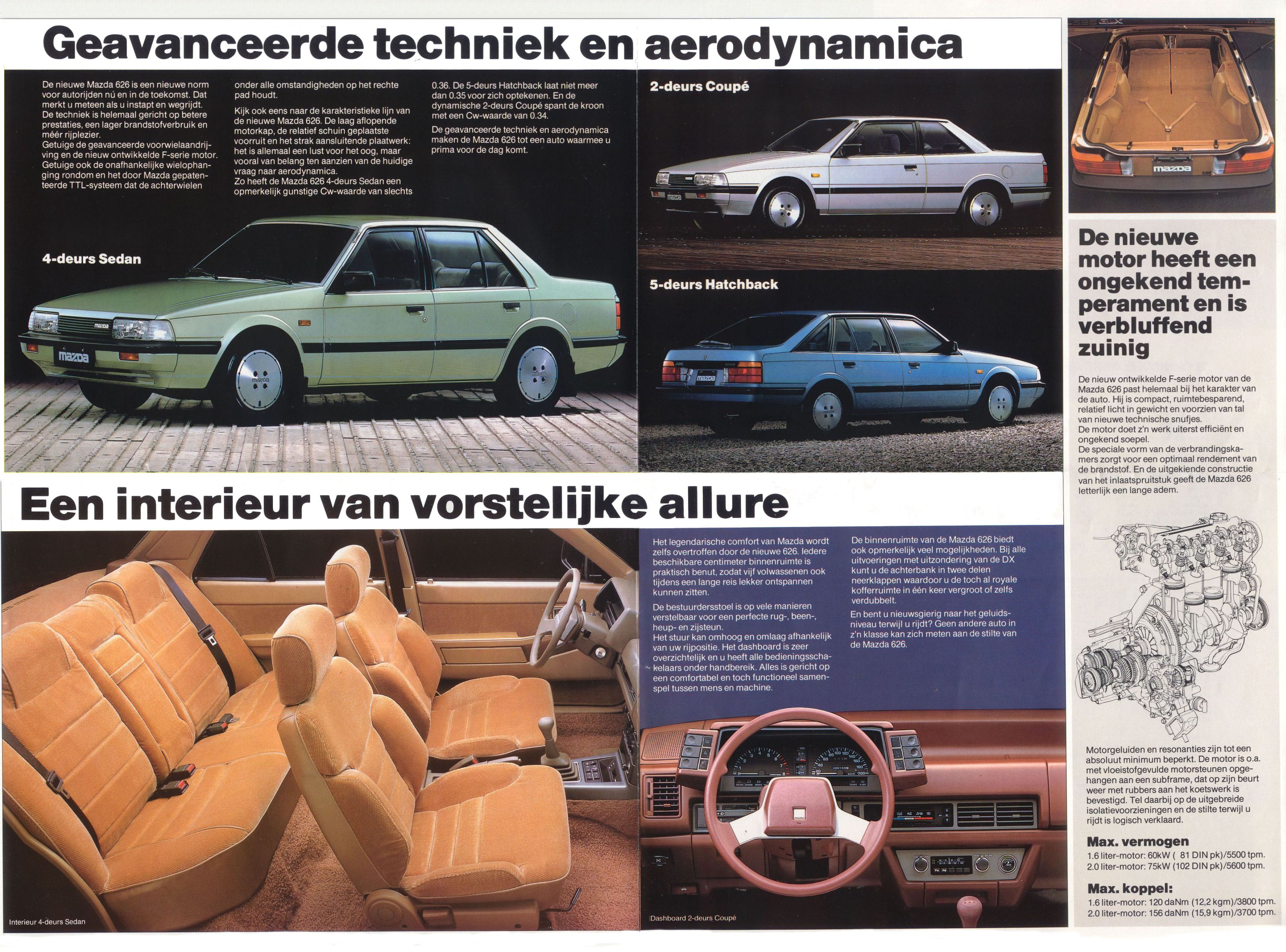 1983 Mazda 626 brochure